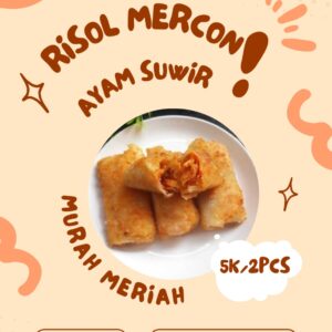 Risol Ayam Suwir Mercon